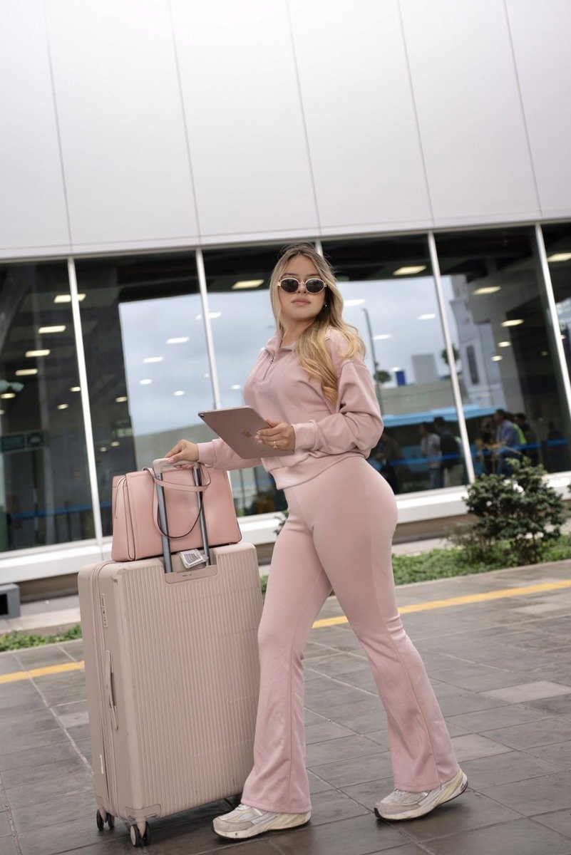 Set Lana rosa bebe